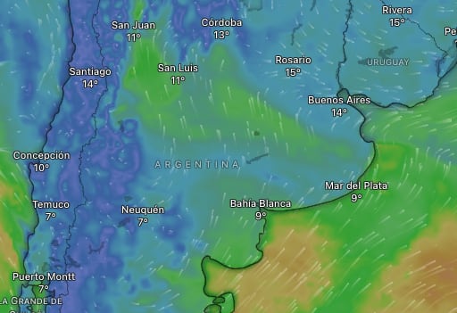 Hay alerta amarilla por vientos y nevadas para este sábado 13 de junio: las provincias afectadas imagen-100