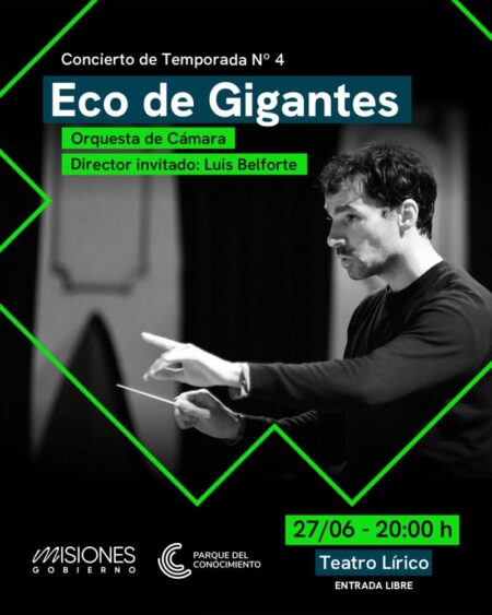 El Maestro Luis Belforte dirigirá «Eco de Gigantes», un homenaje a Mozart y Beethoven en el Parque del Conocimiento imagen-6