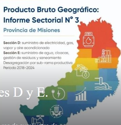 Misiones (2018-2024): El suministro de electricidad y otros servicios creció un 7,7%, por debajo del promedio del Producto Bruto Geográfico provincial imagen-14