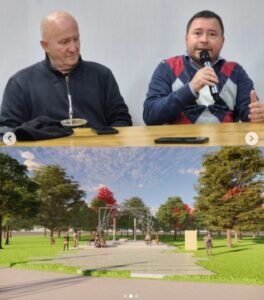Presentaron el proyecto para construir un Monumento a la Biblia en el Hito Tres Frontera Presentaron el proyecto para construir un Monumento a la Biblia en el Hito Tres Frontera imagen-1