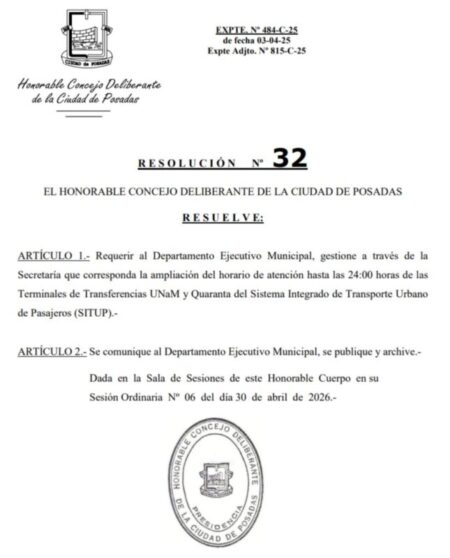 Extensión horaria de las estaciones de transferencia UNaM y Quaranta hasta las 23:00 horas imagen-17