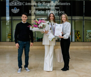 La misionera Tamara Rogouski recibió el reconocimiento de la Legislatura por su consagración como Miss Universo Argentina 2026 imagen-1