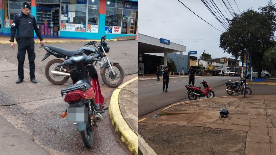 Dos motociclistas resultaron heridos tras un choque en el kilómetro 8 de Eldorado Dos motociclistas resultaron heridos tras un choque en el kilómetro 8 de Eldorado imagen-5