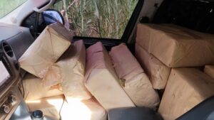Eldorado: dejaron una camioneta con casi una tonelada de marihuana y escaparon al monte imagen-2