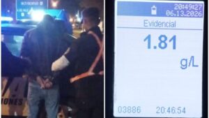 Manejaba alcoholizado, exhibió una VTV falsa y terminó con el auto secuestrado en un control sobre la Ruta 14 imagen-1