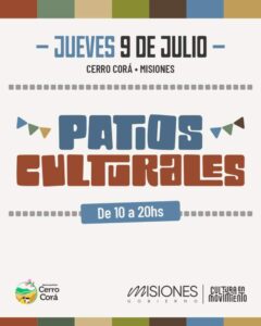 Con patios abiertos y gastronomía local, Cerro Corá lanzará “Patios Culturales” durante los festejos del 9 de Julio imagen-1