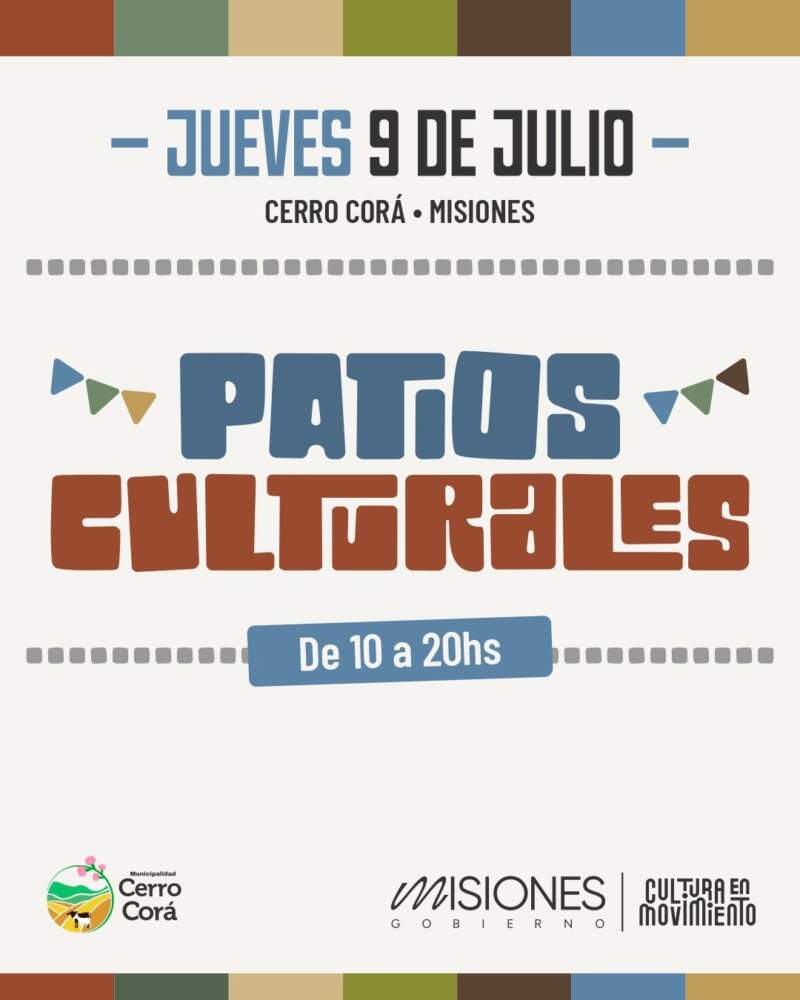Con patios abiertos y gastronomía local, Cerro Corá lanzará “Patios Culturales” durante los festejos del 9 de Julio imagen-5