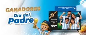Día del Padre | California Supermercados premió a sus clientes con televisores, puffs y botineras imagen-8