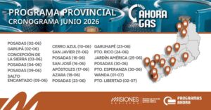 El programa Ahora Gas sigue recorriendo la provincia, dónde estará en junio imagen-1