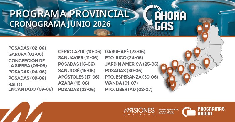 El programa Ahora Gas sigue recorriendo la provincia, dónde estará en junio imagen-5