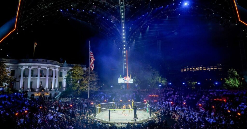 Todo lo que dejó el evento de UFC en la Casa Blanca: Topuria perdió el invicto, Alex Pereira fue noqueado y Trump destacó "el escenario inmejorable" imagen-40
