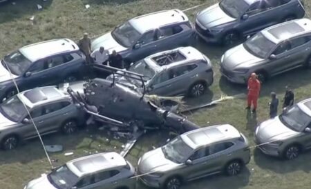 Dos helicópteros chocaron entre sí y se estrellaron en Río de Janeiro: murieron los seis ocupantes imagen-8