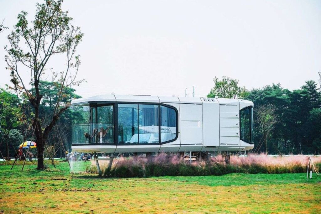 Glamni tiny house: las mini casas chinas que se posan sobre cualquier terreno imagen-97
