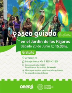 Paseo guiado gratuito en el Jardín de los Pájaros «Día de la Bandera Argentina» Paseo guiado gratuito en el Jardín de los Pájaros «Día de la Bandera Argentina» imagen-74