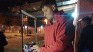 Rescataron a un cachorro recién nacido atrapado en una alcantarilla en Itaembé Guazú imagen-1