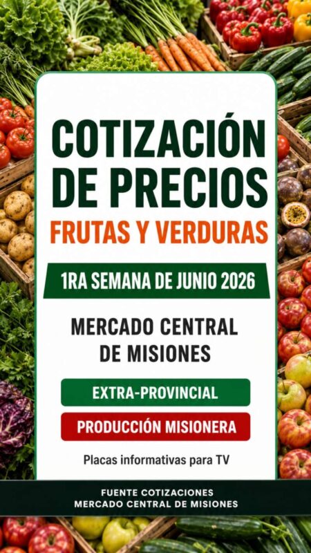 Del campo al Mercado Central Misiones: frutas y verdura con beneficios directos al consumidor Del campo al Mercado Central Misiones: frutas y verdura con beneficios directos al consumidor imagen-5