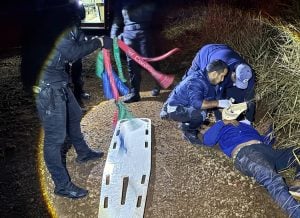 San Pedro: un motociclista alcoholizado sufrió lesiones tras despistar imagen-7