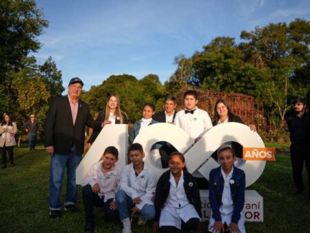 «Creo que estas piedras guardan todo el espíritu del ser misionero», dijo Passalacqua en el acto por los 400 años de la fundación de Santa María la Mayor imagen-14