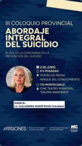 Con Jornadas de Capacitación la CAIS impulsa en Posadas y Montecarlo nuevas jornadas de formación en Prevención del Suicidio imagen-1
