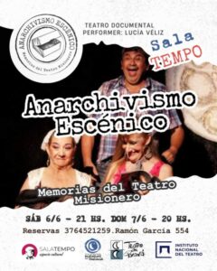 Anarchivismo Escénico: Memorias del Teatro Misionero llega a Sala Tempo Anarchivismo Escénico: Memorias del Teatro Misionero llega a Sala Tempo imagen-1