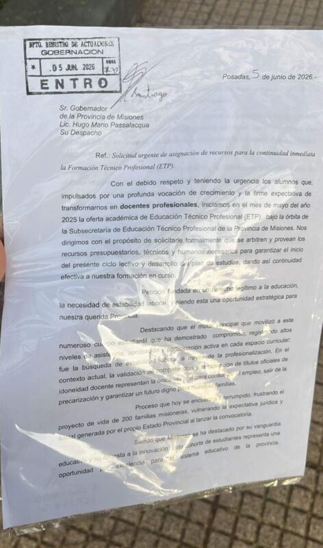 Tras el reclamo difundido por C6Digital, estudiantes de formación docente técnica recibieron una respuesta: habrá cambios, pero aún no hay fecha de inicio imagen-5