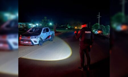 Chocó contra el auto de una familia y se dió a la fuga en El Soberbio imagen-120