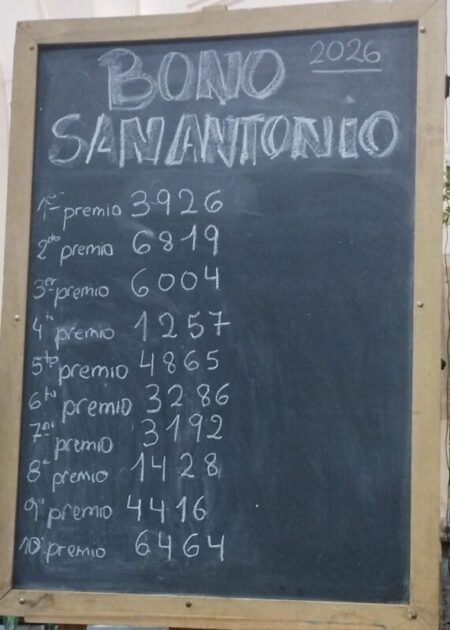 Se realizó el sorteo final del Bono San Antonio: estos son los números ganadores imagen-8