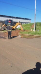 Por una fuga de gas en Itaembé Guazú los bomberos activaron el protocolo preventivo y dos escuelas evacuaron a sus alumnos imagen-1