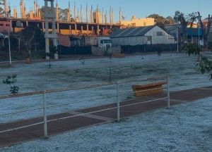 Continúa la ola polar en Misiones: San Pedro amaneció con 2 grados y fuertes heladas cubrieron de blanco la localidad imagen-1