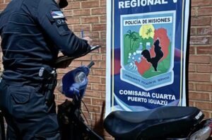 Recuperaron una motocicleta robada en Puerto Iguazú imagen-1