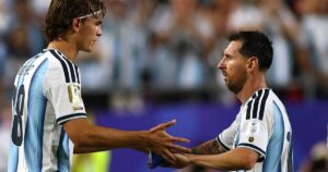 Nico Paz, el sueño cumplido en el Mundial y el elogio a Messi: "No se puede pedir más" imagen-1