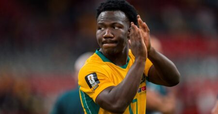 Nestory Irankunda: nació en un campo de refugiados en Tanzania, Messi es su "mayor inspiración" y metió el primer gol de Australia en el Mundial 2026 imagen-8