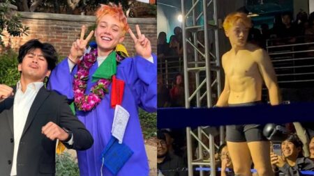 El hijo de Angelina Jolie y Brad Pitt se gradúa horas antes de competir en una pelea de Muay Thai: "Voy a noquearlos" imagen-5
