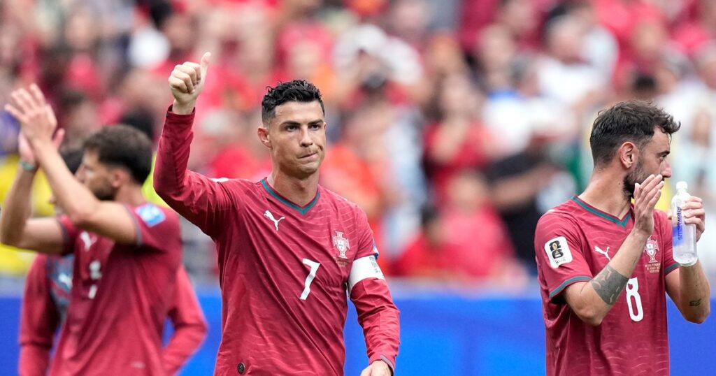 Cristiano Ronaldo se sumó a la fiebre goleadora: metió un doblete y Portugal consiguió su primer triunfo en el Mundial 2026 imagen-98