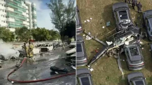 Tragedia aérea en Río de Janeiro: chocaron dos helicópteros y murieron seis personas Tragedia aérea en Río de Janeiro: chocaron dos helicópteros y murieron seis personas imagen-6