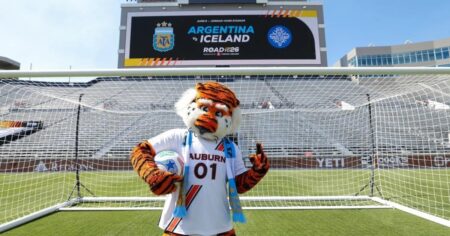 Las particularidades del estadio en el que jugará la Selección su amistoso: virgen de fútbol, la sorpresa del águila y la histórica invasión de campo imagen-16