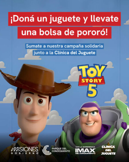 Toy Story 5 llega al Imax del Conocimiento con una propuesta solidaria para los más chicos imagen-5