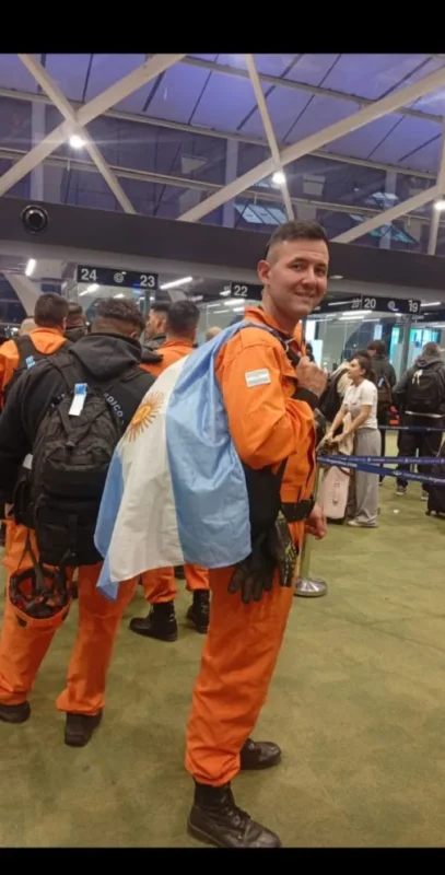 Brigadista iguazuense integra el equipo de rescate enviado por Argentina a Venezuela imagen-6