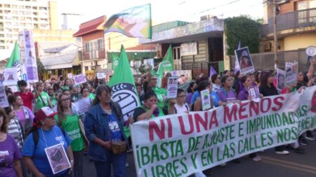 Cientos de personas se movilizaron en Posadas al cumplirse 11 años del primer Ni Una Menos imagen-5
