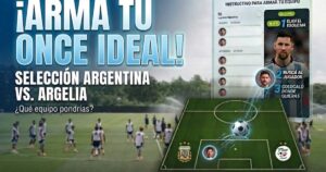 Armá el equipo de Argentina para el debut mundialista ante Argelia imagen-1