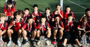 "Bella mattina": el divertido festejo de los chicos de River que ganaron un prestigioso torneo en Italia imagen-3