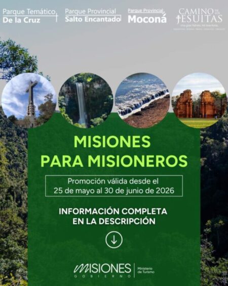 “Misiones para misioneros”: lanzan promociones y entradas más económicas para impulsar el turismo interno imagen-12