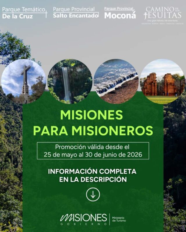 “Misiones para misioneros”: lanzan promociones y entradas más económicas para impulsar el turismo interno imagen-5