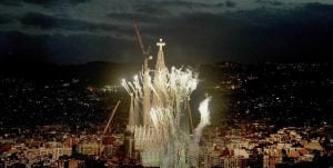 El papa León XIV inauguró y bendijo la última torre de la Sagrada Familia en Barcelona imagen-9