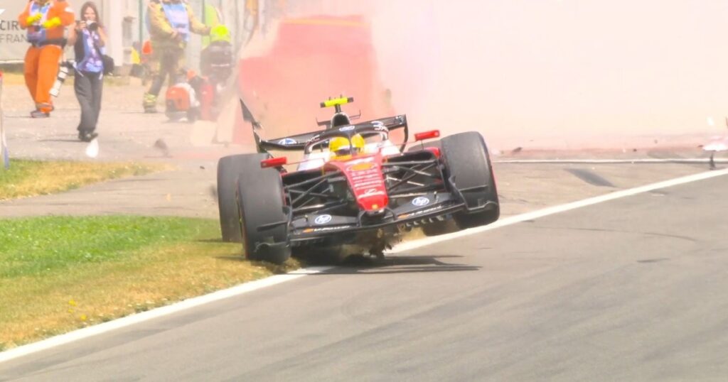 Video: Lewis Hamilton se dio un golpazo en Bélgica Video: Lewis Hamilton se dio un golpazo en Bélgica imagen-40