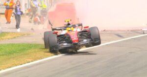 Video: Lewis Hamilton se dio un golpazo en Bélgica Video: Lewis Hamilton se dio un golpazo en Bélgica imagen-3