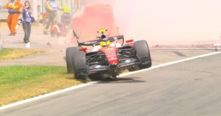 Video: Lewis Hamilton se dio un golpazo en Bélgica Video: Lewis Hamilton se dio un golpazo en Bélgica imagen-10