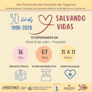 Donación de órganos: Misiones recibirá la visita del referente nacional Horacio Vogelfang Donación de órganos: Misiones recibirá la visita del referente nacional Horacio Vogelfang imagen-5
