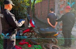 Detuvieron a «Capu» mientras desmantelaba una moto robada imagen-74