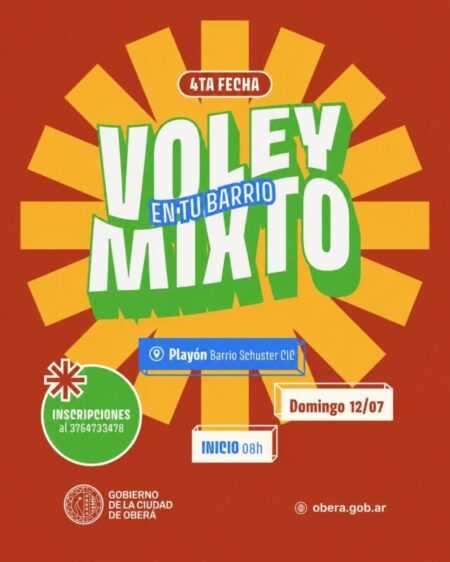 La cuarta fecha del “Vóley Mixto en tu Barrio” será en Villa Cristen imagen-127